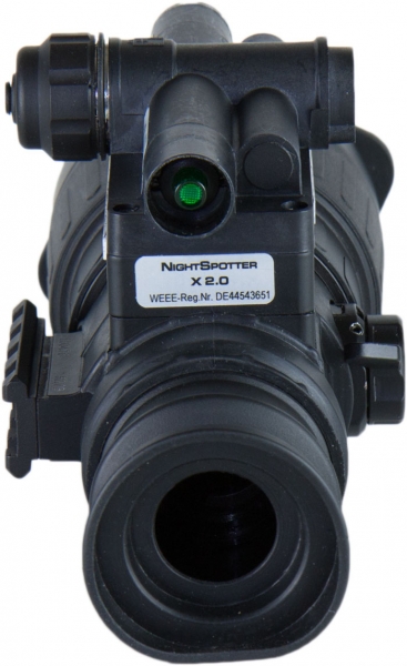 Nachtsichtgerät Nightspotter X 2.0 High Resolution Gen 2+grün, mit BKA-Bescheid  Nachtsichtvorsatzgerät